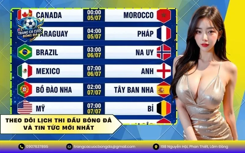 Lịch Thi Đấu Bóng Đá