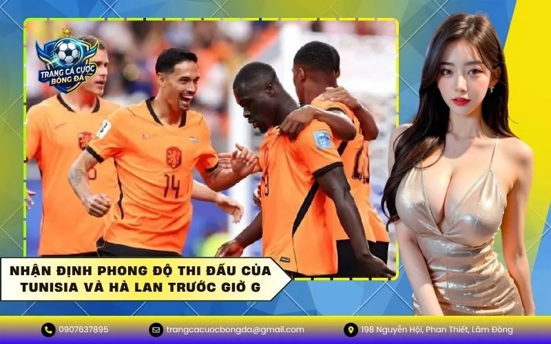 Nhận định phong độ thi đấu của Tunisia và Hà Lan trước giờ G